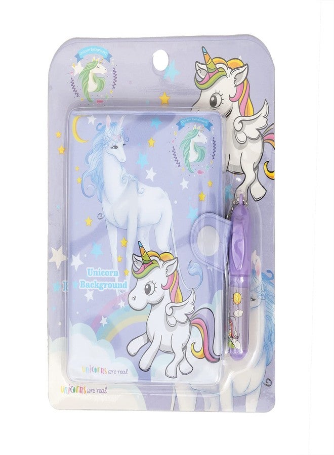 MINtile Premium Unicorn Diary for Girls | Magical Purple Hardcover with 3D Design, Lock & Mini Pen | Cute Stationery Gift for Kids, Birthday, School, Travel Journal, Collectors & Unicorn Lovers - Image 2